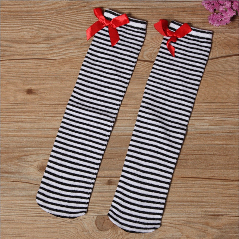 ☞❀❤♕GOABaby Girl Toddler Kids Knee High Length Cotton Socks Bowknot Frill 1-8 Years