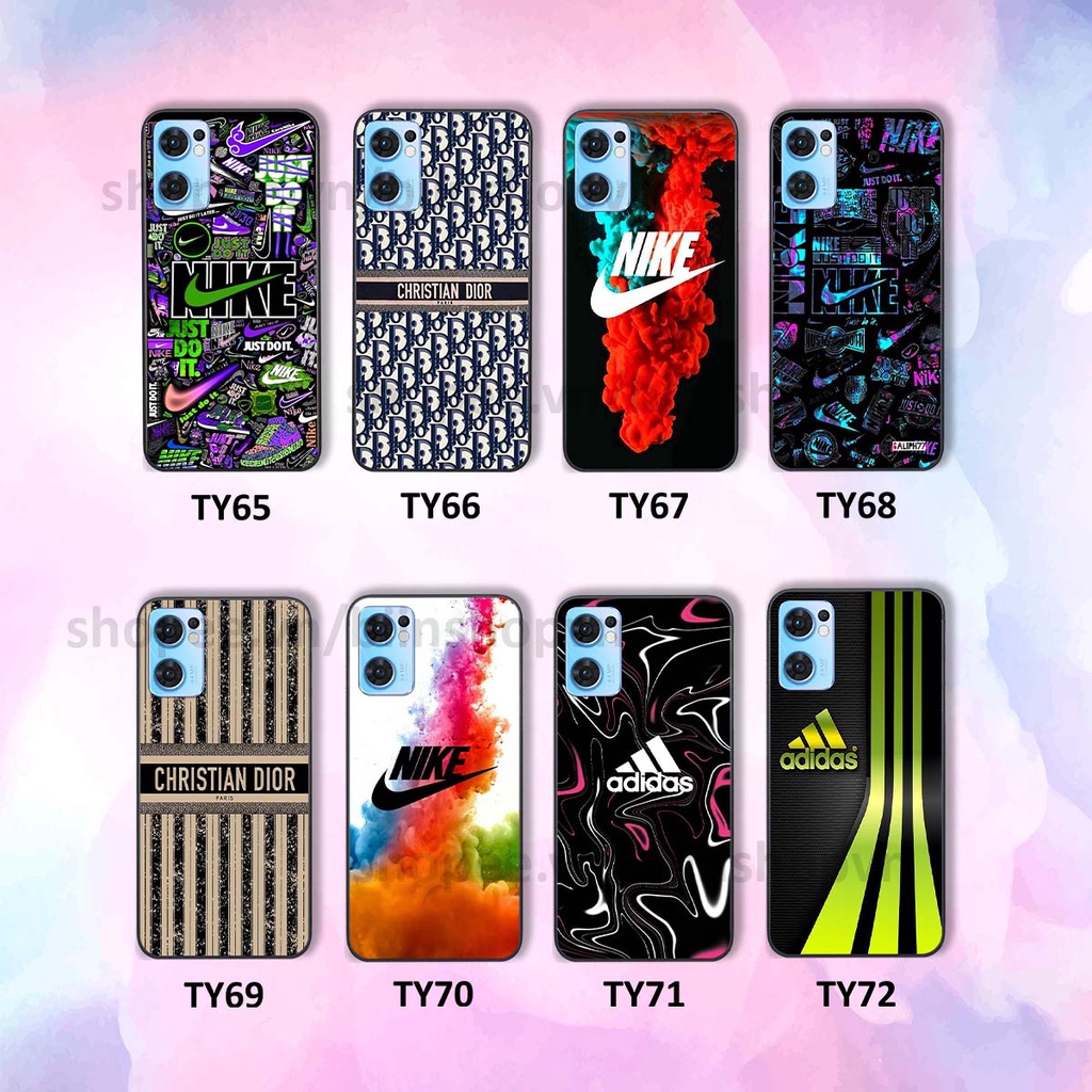 Ốp Oppo Reno7 / Reno7 Z 5G / Reno 7 in hình thương hiệu nhiều màu sắc thể thao cá tính thời trang
