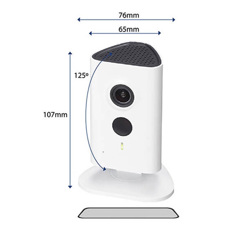 Camera wifi không dây Dahua C35P 3.0MP, camera cho gia đình cửa hàng độ nét cao góc rộng