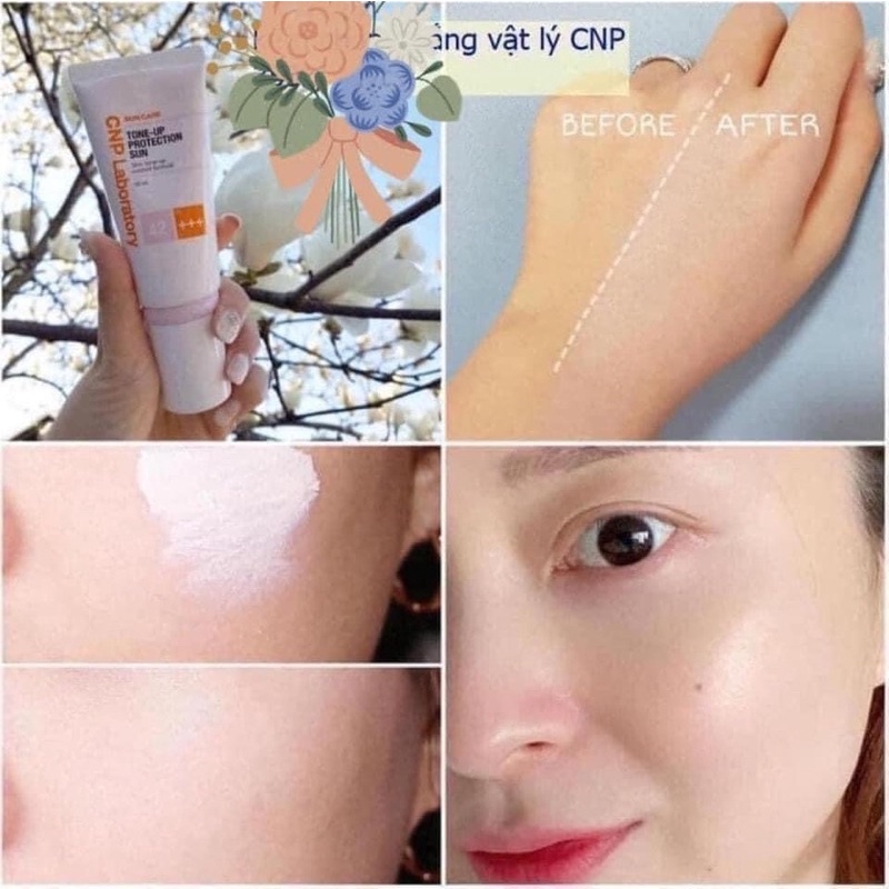 Kem chống nắng vật lý CNP Laboratory Tone-Up Protection Sun SPF42 PA+++