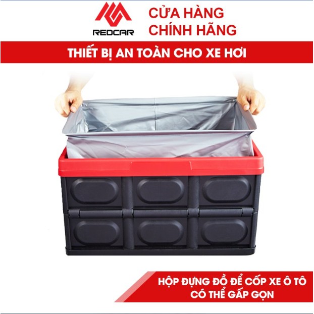 Hộp đựng đồ để cốp xe ô tô có thể gấp gọn dung tích 56 lít và 30 lít