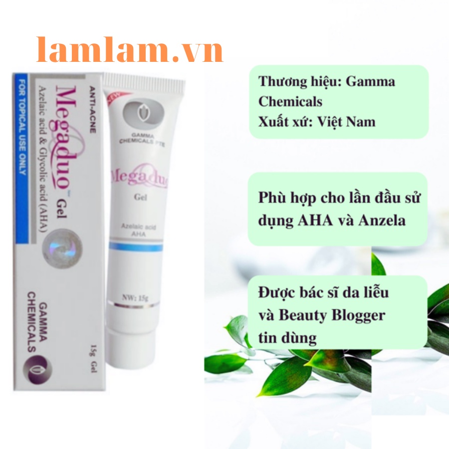 Gel Giảm Mụn Và Vết Thâm Megaduo Gel 15G