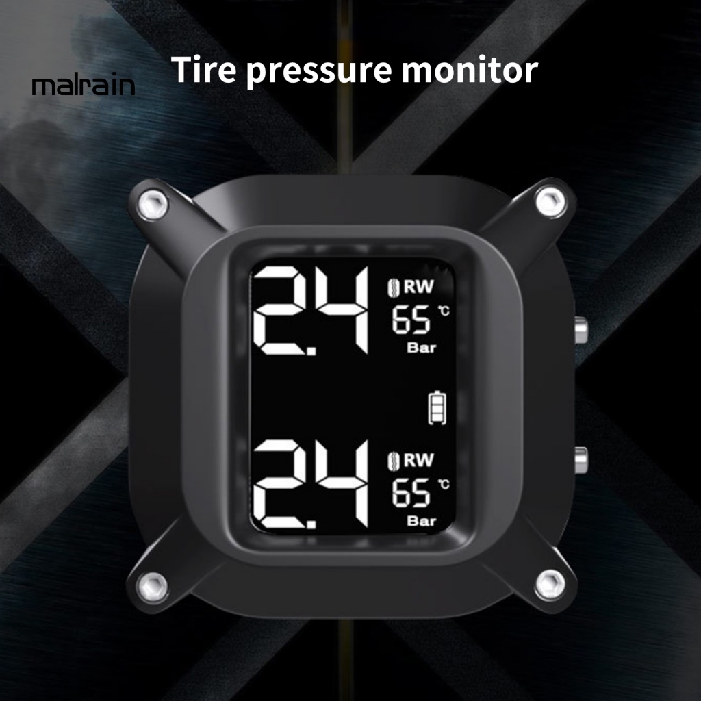 Máy Cảm Biến Áp Suất Lốp Xe Không Dây Màn Hình LCD