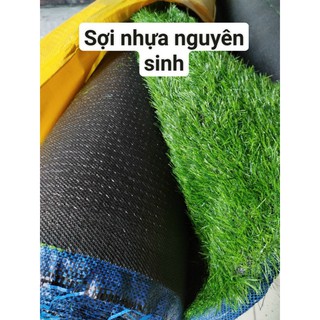 Thảm cỏ nhân tạo sợi 3cm - Hàng loại 1 đế nhựa không sinh bụi