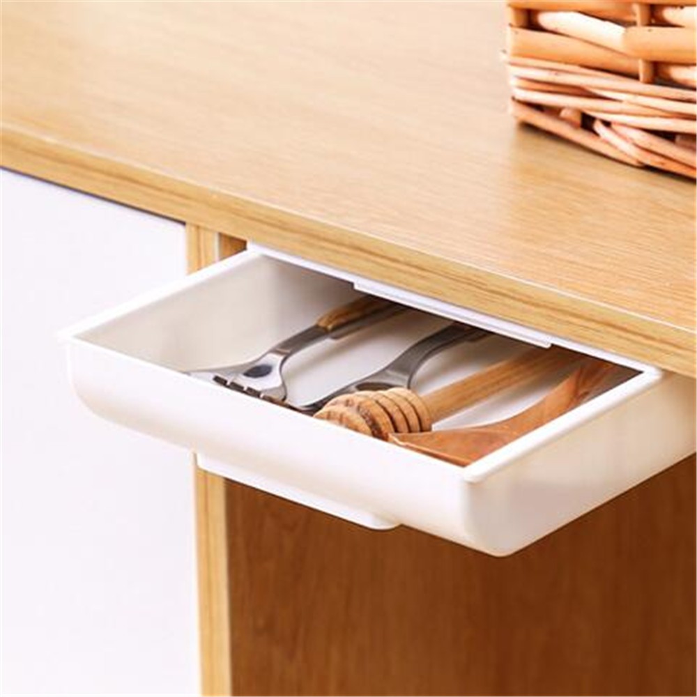 Hộp đựng cọ trang điểm gắn tường không cần khoan lỗ sắp xếp gọn gàng cho nhà ở / văn phòng