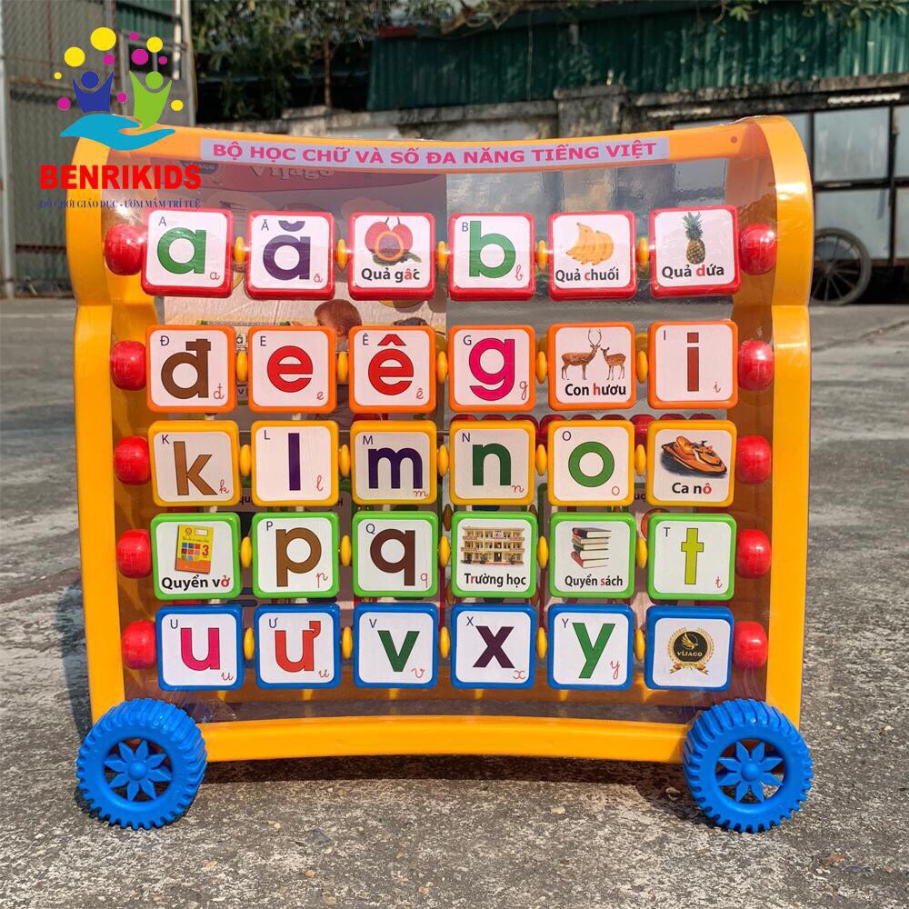 DORAEMON-Bảng Chữ Cái Và Số Đa Năng 9 Trong 1 Cho Bé Phát Triển Hàng Việt Nam
