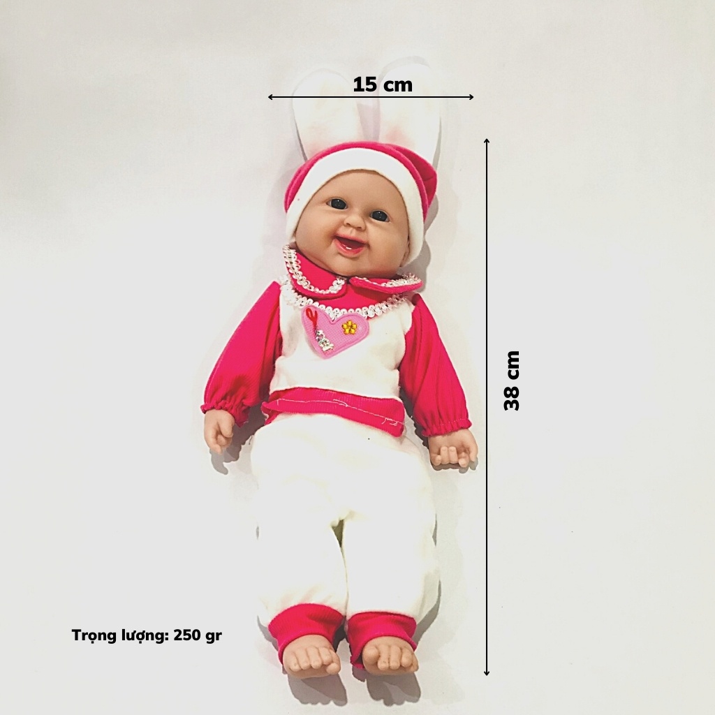 Búp bê bé trai búp bê bé gai đồ chơi mầm non thông tư 02