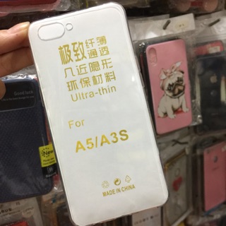 [Mã ELFLASH3 hoàn 10K xu đơn 20K] Ốp oppo A3S dẻo mỏng silicon trong suốt