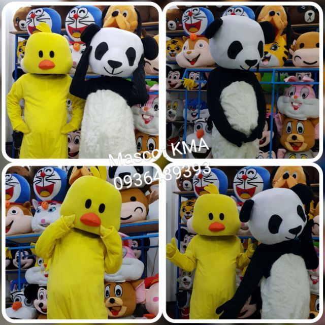 Quần áo hoá trang Mascot Gấu trúc Panda - sinh nhật, sự kiện