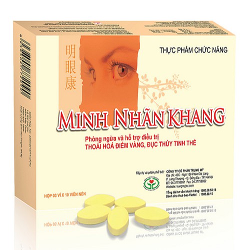 Minh Nhãn Khang hộp 3 vỉ x 10 viên