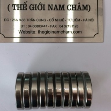 Nam châm viên 30*5 lỗ 6mm