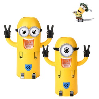 Dụng cụ lấy kem đánh răng tự động hình Minion ngộ nghĩnh