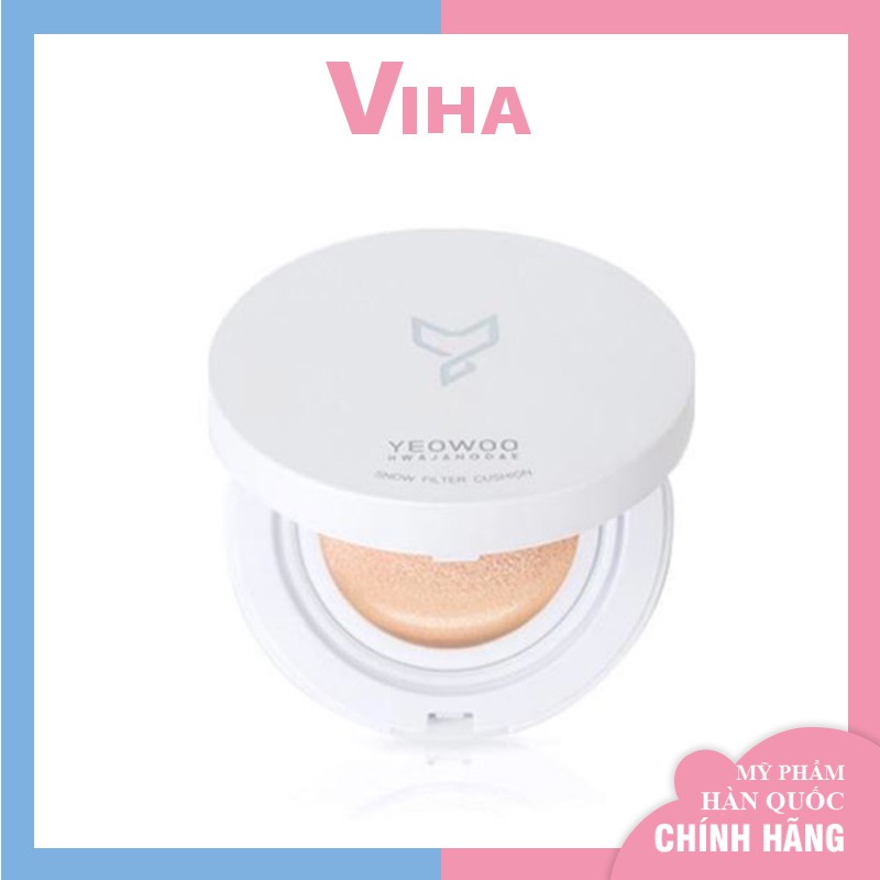 Phấn nước hồ ly Yeowoo siêu che phủ Hwajangdae Snow Filter Cushion VH21