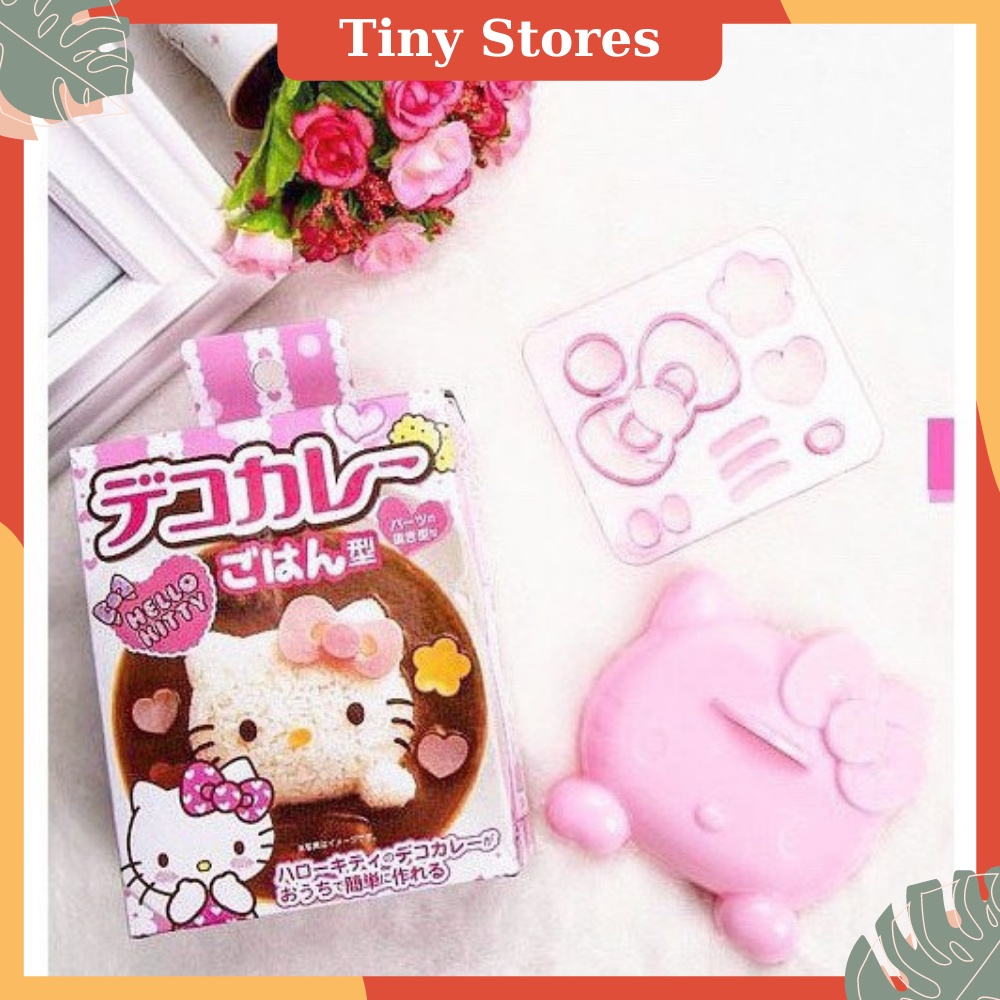 Khuôn Cơm, Khuôn Làm Cơm Tạo Hình Hello Kitty Dễ Thương Cho Bé
