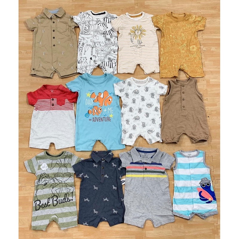 Set 3 body đùi cotton xuất dư màu ngẫu nhiên cho bé 0-24 tháng