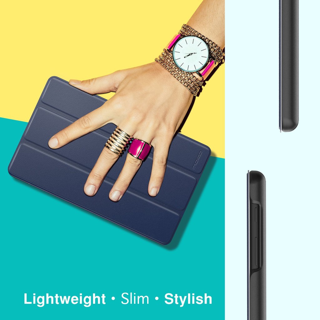 Bao da máy tính bảng thiết kế mỏng có đế lật tiện lợi dành cho Samsung Galaxy Tab A 8.0  2017