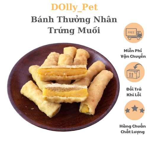 Bánh Thưởng Vị Trứng Muối Funny U Cho Chó Mèo - 100Gr