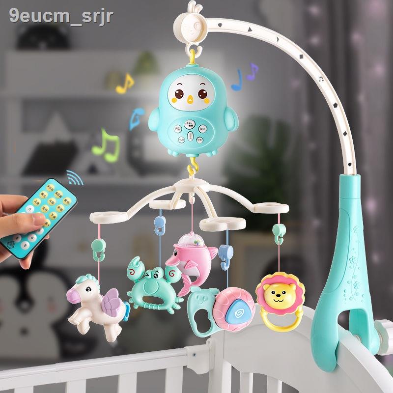 ○✶[Mua bản sạc gửi máy bay chiếu] Đồ chơi trẻ sơ sinh điều khiển từ xa xoay nhạc chuông đầu giường kêu lục