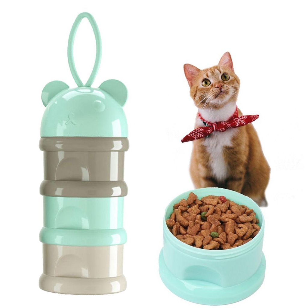 Hộp Nhựa Nhiều Tầng Đựng Thức Ăn Cho Chuột Hamster