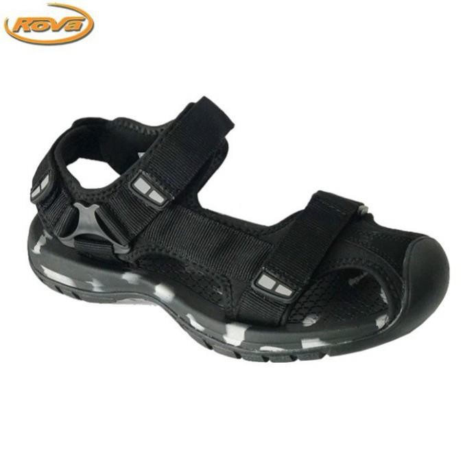 Sandal nam học sinh bít mũi quai dù đi phượt hiệu Rova RV25BB - MOL VN - BẢO HÀNH 12 THÁNG -ku7