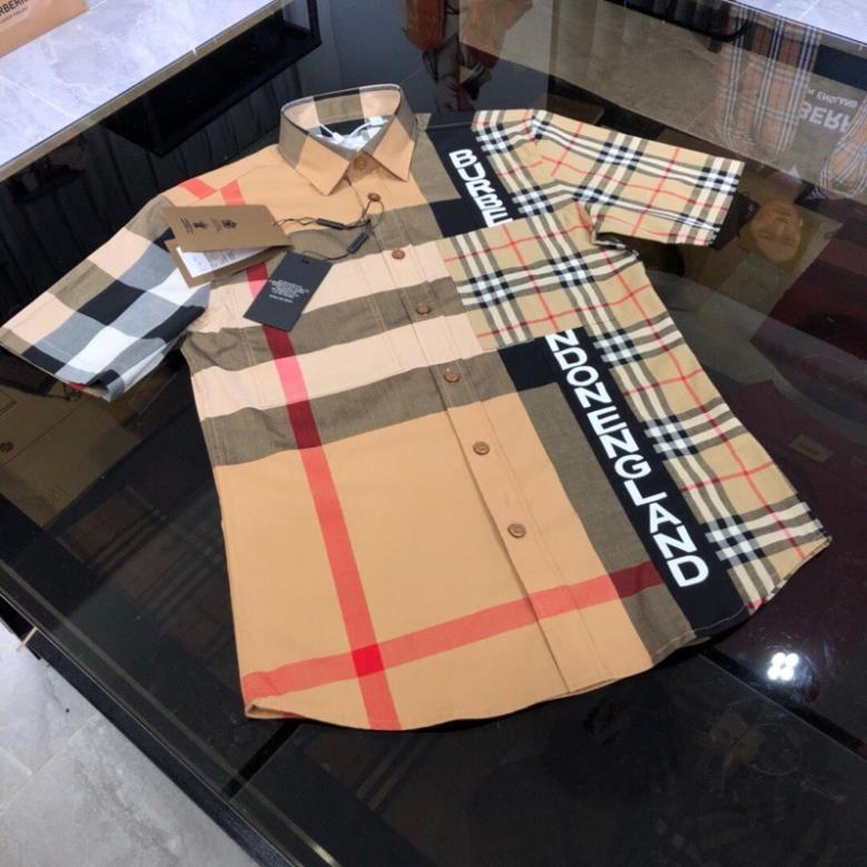 Áo sơ mi nam ngắn tay Burberry* chính hãng nhập khẩu new 2021 !