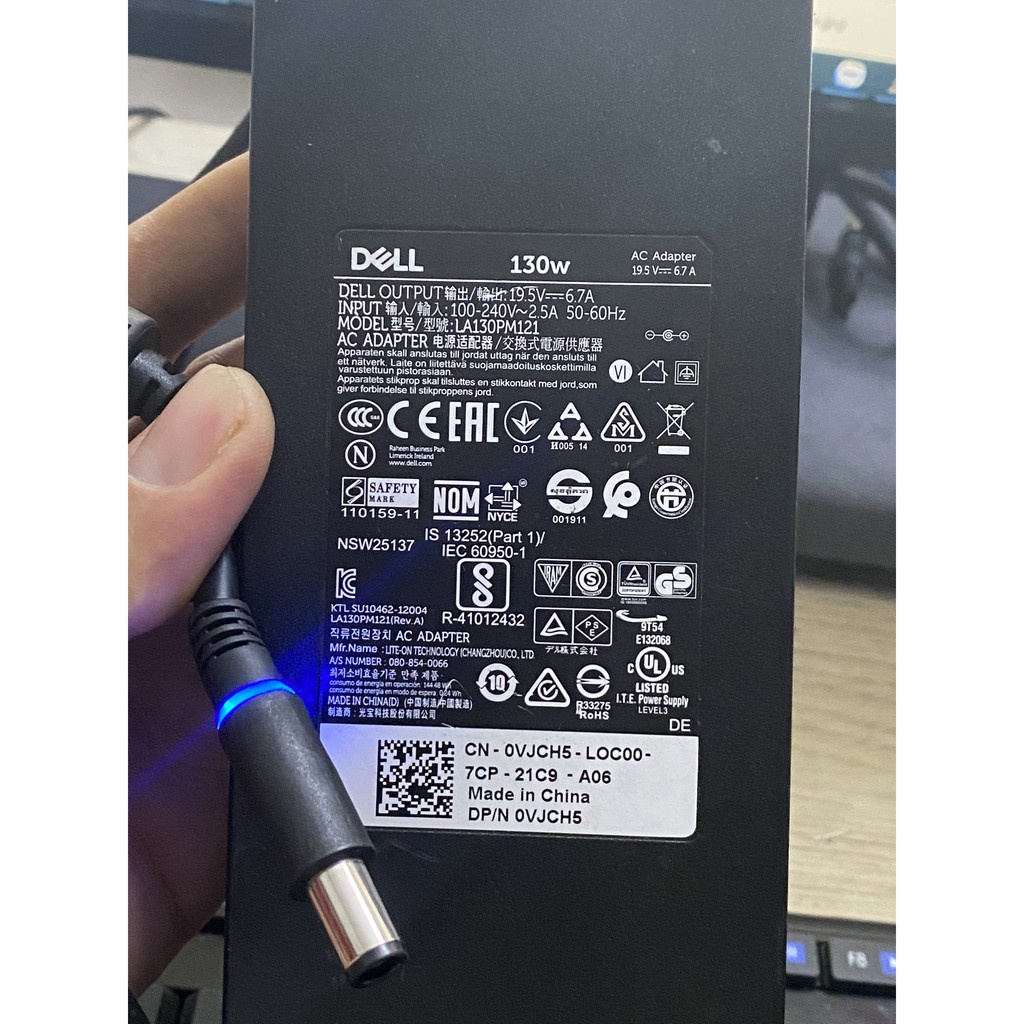 ◊☫☞Sạc laptop Dell Inspiron 7559, 7559A, 15 7559 130W zin bóc máy