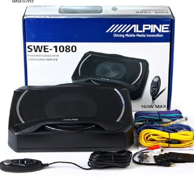 LOA SUB GẦM GHẾ CÔNG NGHỆ NHẬT BẢN ALPINE SWE- 1080 - SUB GẦM GHẾ ALPINE SWE- 1080