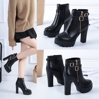 Giày bốt cao gót sành điệu HT445