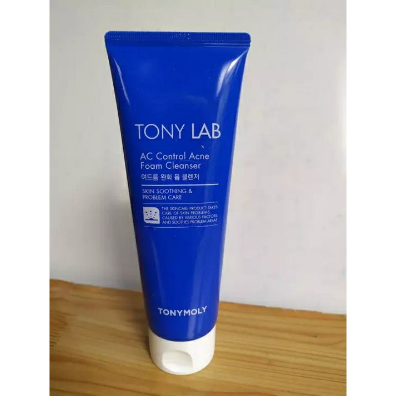 New Sữa rửa mặt cho da dầu, da dầu mụn Tonymoly Tony Lab (TonyLab) AC Control Acne Foam Cleanser