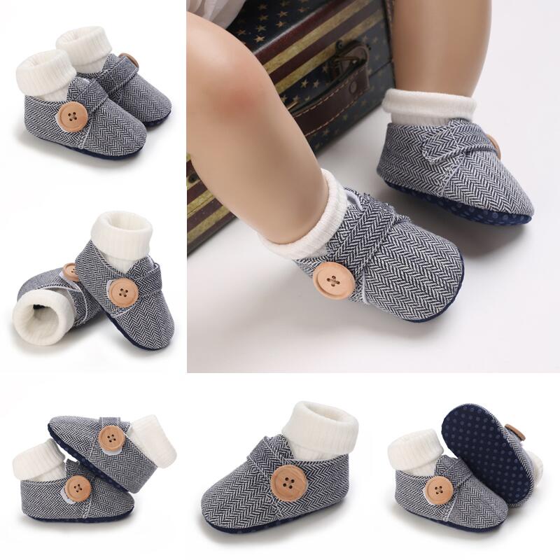 Giày Vải Mềm Chống Trượt Dễ Thương Cho Bé Tập Đi