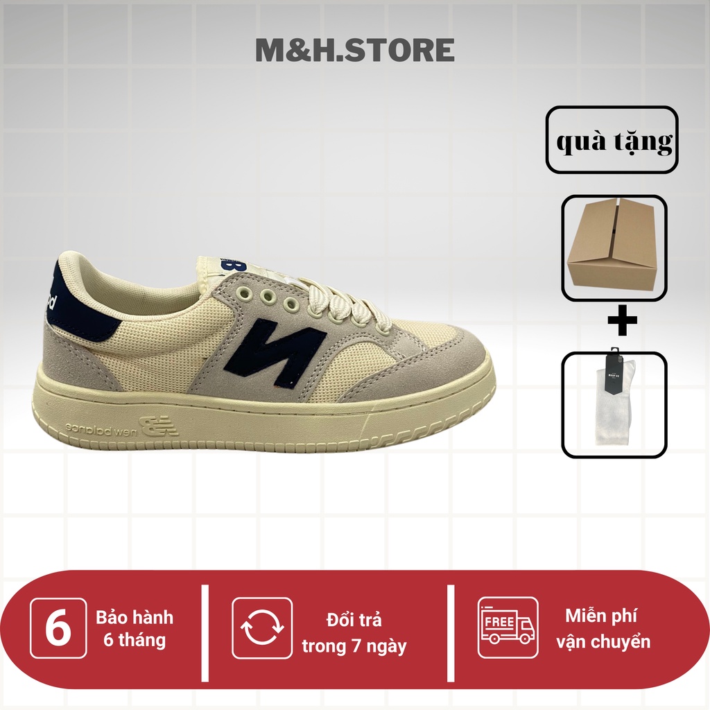Giày newbalance bản kem đen, GIày thể thao nữ full box