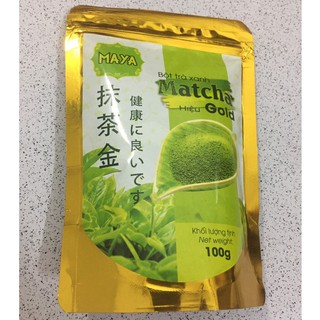 Bột Matcha Gold 100g – MAYA – Nhập khẩu Nhật Bản