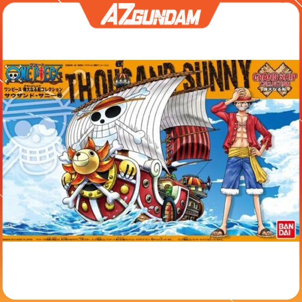 Mô Hình Lắp Ráp Tàu One Piece Thousand Sunny 01 Chính hãng Bandai Nhật Bản