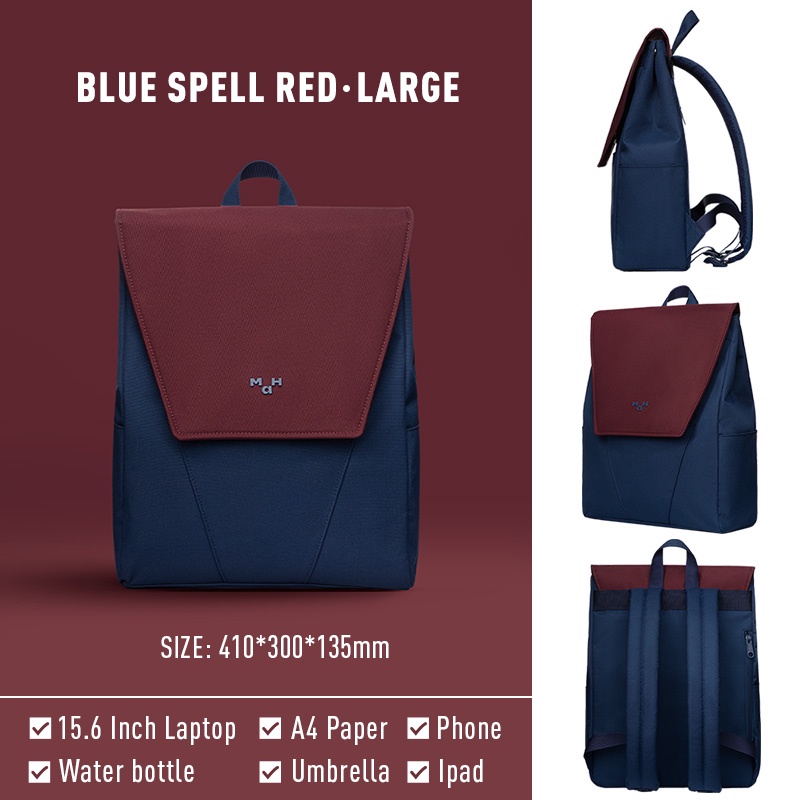 MAH Young Màu tương phản Phong cách Hàn Quốc Túi du lịch thông thường Túi đựng Máy tính xách tay chống nước thời trang dành cho sinh viên