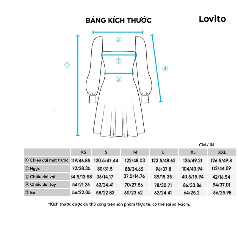 Đầm chữ A Lovito vải hoa cổ chữ V tay loe màu đỏ kiểu Giáng sinh phong cách Boho L01146 (màu đỏ/Màu tím nhạt/xanh nước biển) | BigBuy360 - bigbuy360.vn