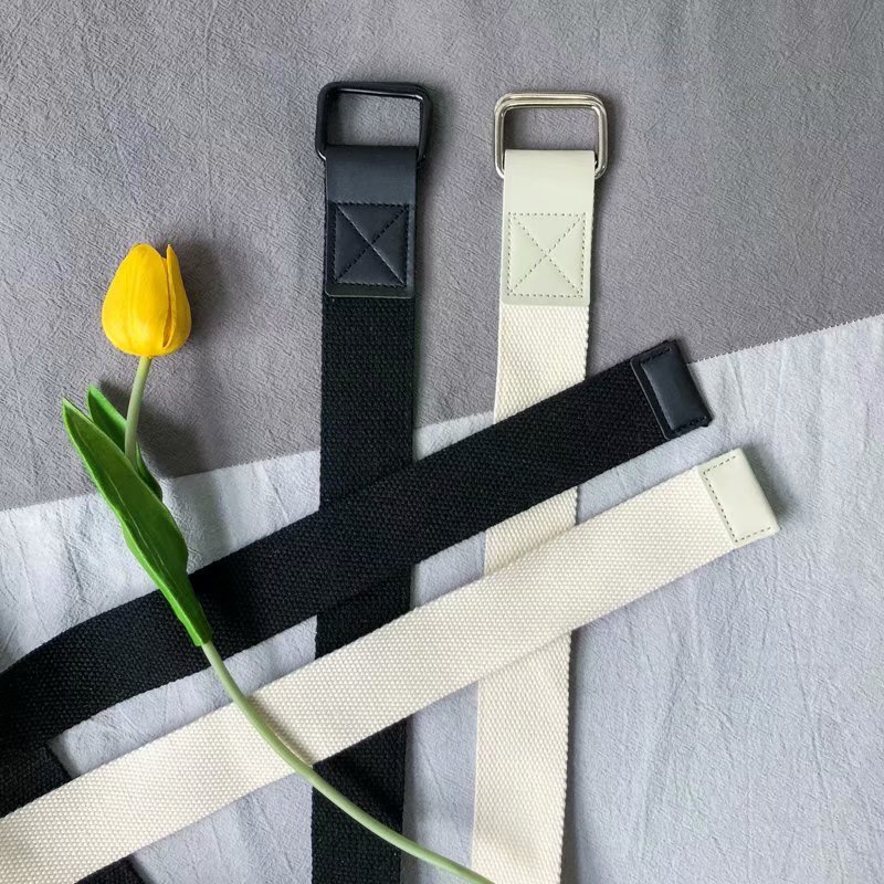 Thắt lưng nam nữ vải canvas đơn giản trẻ trung thời trang phong cách Hàn Quốc cho