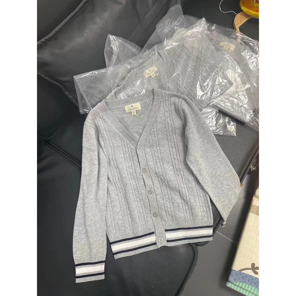 Khoác len Cardigan bé trai dư xịn