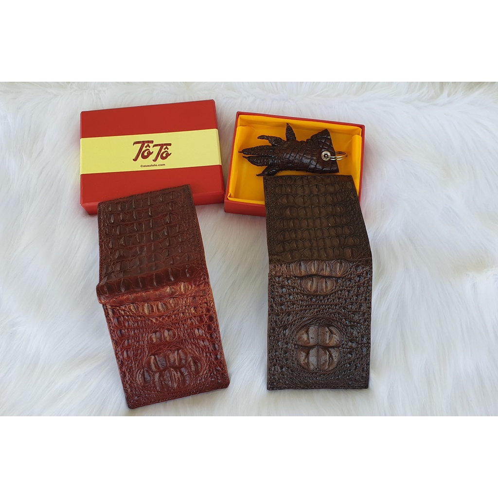 Ví Nam Cá Sấu  - Ví Da Cá Sấu Thật 100% mua hàng tại xưởng sản xuất  ✅ GIÁ HUỶ DIỆT rẻ hơn 1/3 giá cửa hàng