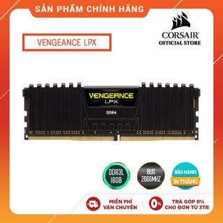Ram Corsair DDR4 Vengeance LPX 16GB (2x8GB) 2666 C16 đen (CMK16GX4M2A2666C16)-