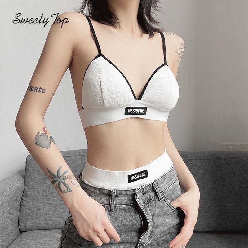 Set Áo Hai Dây Và Quần Short Màu Trơn Thời Trang Cho Nữ 2022