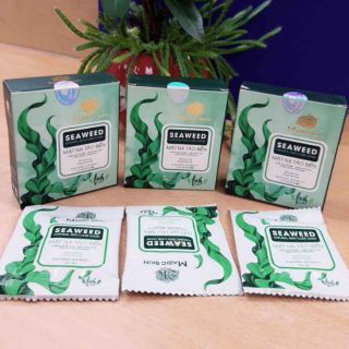 Seaweed face mask. Mặt nạ tảo biển magic skin cung cấp collagen trực tiếp cho da.