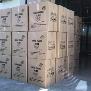 Sỉ thùng khẩu trang ami_ thùng 50 hộp