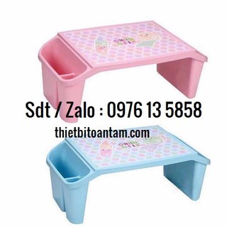 Bàn học bằng nhựa cho bé có ngăn để đồ siêu