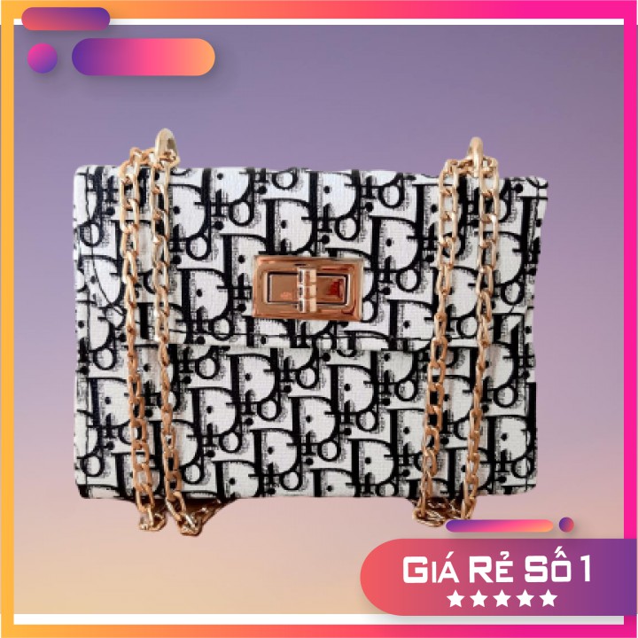 Túi Xách Nữ Đeo Chéo Khóa Vuông Da Mềm Cao Cấp Hot Hit Dành Cho Phái Đẹp