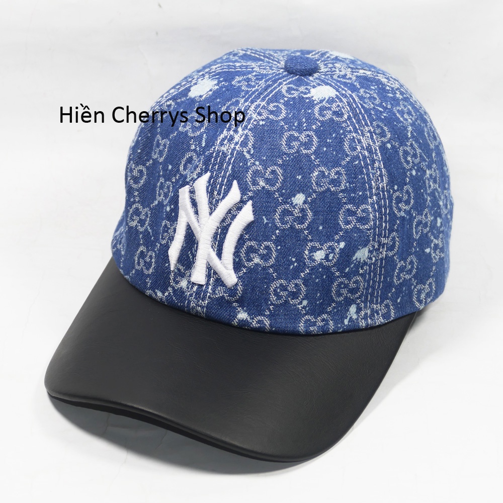 Nón kết, Mũ lưỡi trai JEANS kết Da- Chất liệu Jeans oát mềm phù hợp cả nam và nữ.