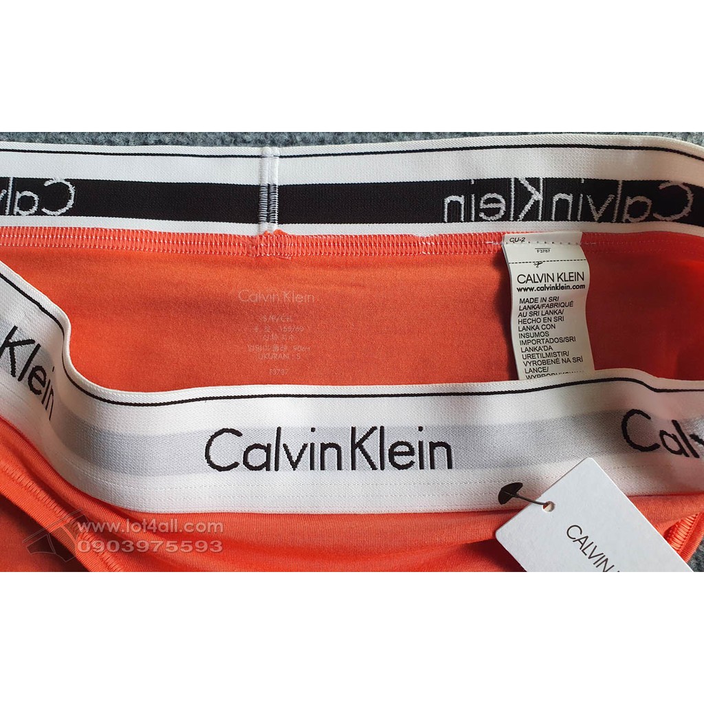 [CHÍNH HÃNG] Quần lót nữ Calvin Klein F3787 Modern Cotton Modal Bikini Sunset