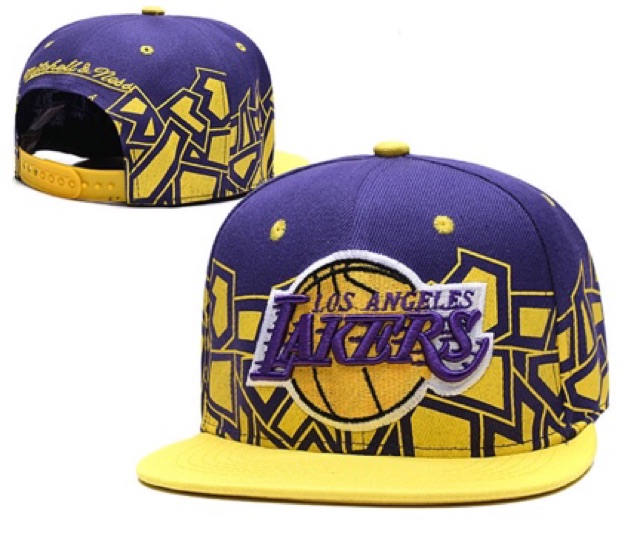 Mũ Snap Back Bóng rổ Lakers