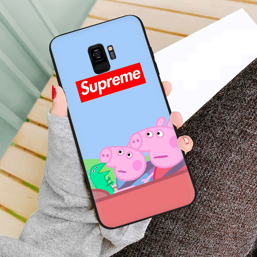 Ốp Điện Thoại Tpu Mềm Chống Rơi In Logo Supreme Cho Samsung S7 S8 S9 S7 Edge S8 Plus