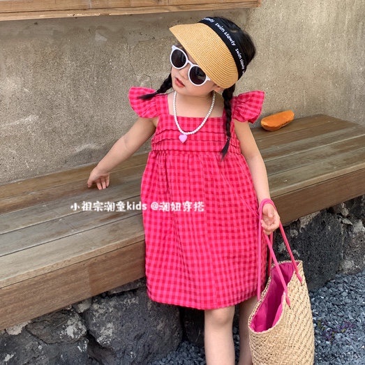 Set Áo Cánh Tiên + Chân Váy Hàn Quốc Đáng Yêu Cho Bé Gái