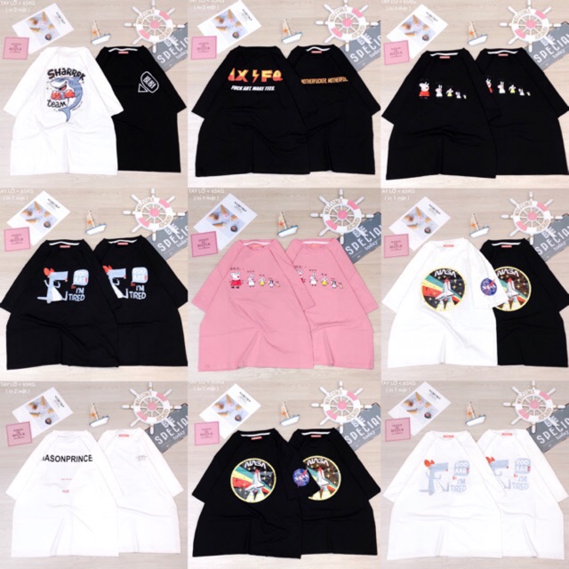 [ Hanastore.sg ] - Combo áo thun 500